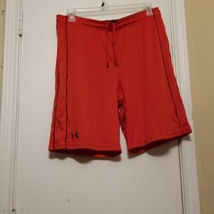 Mens Red Under Armour shorts